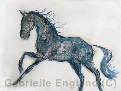 Equine Art, Encaustic horse painting, Encaustic Artist